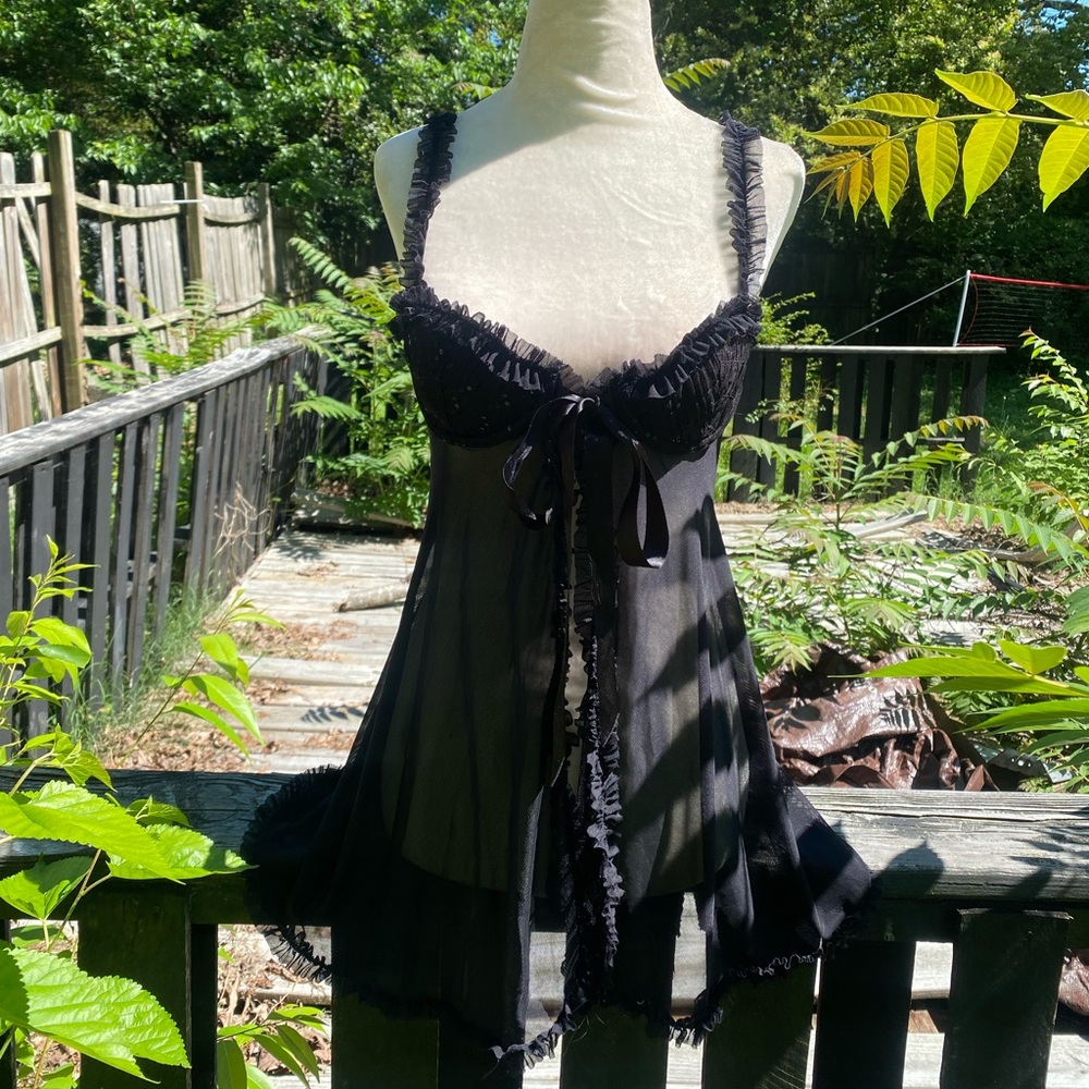 Victoria’s Secret Sequin Lace Babydoll